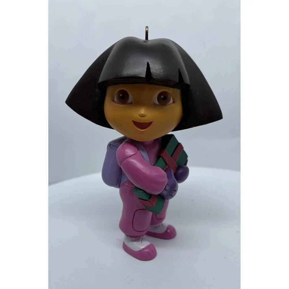 Dora the Explorer with Backpack Holiday Christmas Ornament 4